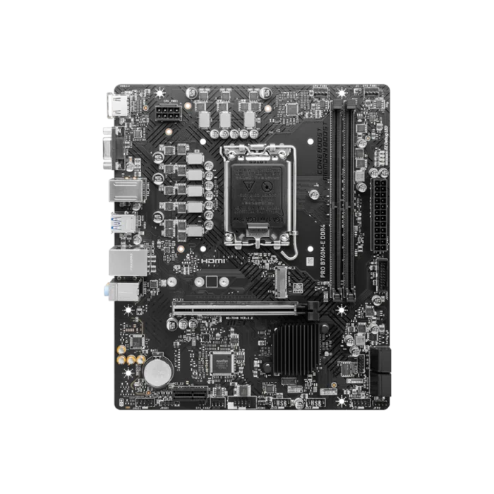 MSI Pro B760M-E DDR4 Motherboard (3Y WARRANTY) - Image 2