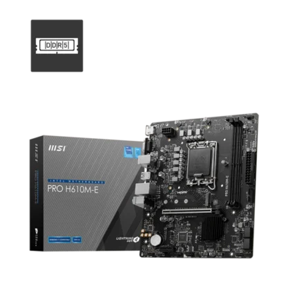 MSI H610M-E Pro DDR5 Motherboard (3Y WARRANTY)