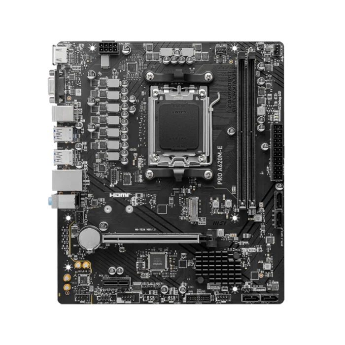 MSI A620M-E Pro DDR5 Motherboard(3Y WARRANTY) - Image 2