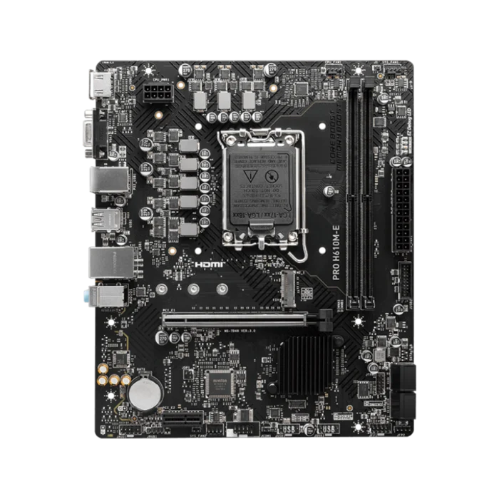 MSI H610M-E Pro DDR5 Motherboard (3Y WARRANTY) - Image 2