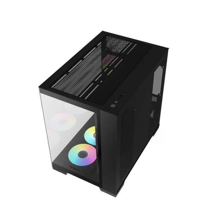 Raidmax Infinita i610 RGB Dual Chamber Mid-Tower Gaming Case - Image 3