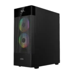 Gamdias Aura GC5 Elite With Digital Display ARGB Mid-Tower Case Black - Image 3