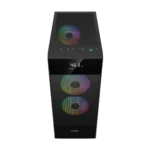 Gamdias Aura GC5 Elite With Digital Display ARGB Mid-Tower Case Black - Image 2
