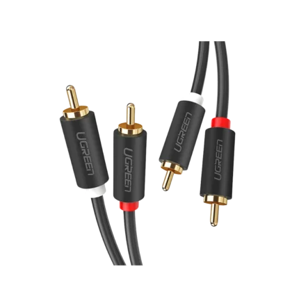 UGREEN 5 Meter 2RCA Male to 2RCA Male Cable – AV104 - 10520
