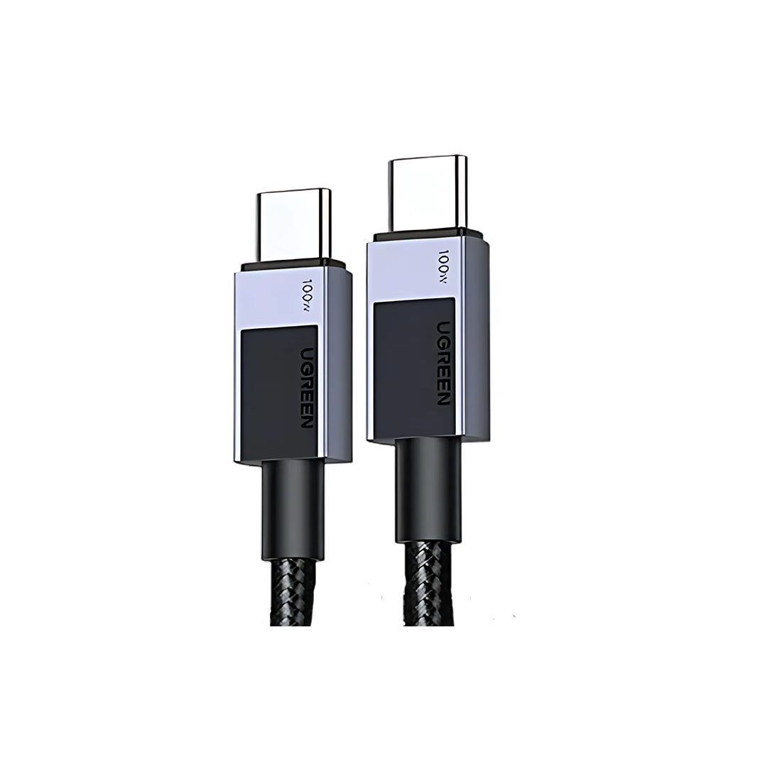 Meta Computers UGREEN 3 Meter 100W Type-C to Type-C PD Fast Charging Nylon Braided ...