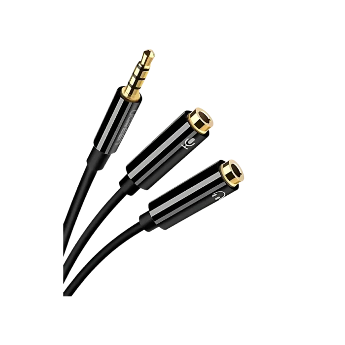 UGREEN 3.5mm Male To Dual 3.5mm Female Headset Splitter - 30620 - Image 2
