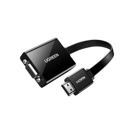 UGREEN HDMI To VGA + 3.5mm Audio With Power Port Converter 25cm – MM103 - 40248