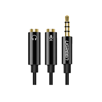 UGREEN 3.5mm Male To Dual 3.5mm Female Headset Splitter - 30620