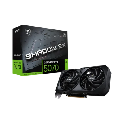 MSI Geforce RTX 5070 SHADOW 2X OC 12GB GDDR7X Graphic Card (3Y WARRANTY)