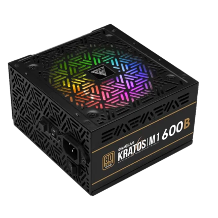 Gamdias Kratos M1-600B RGB 600 WATT 80 Plus Bronz Power Supply(2Y WARRANTY)