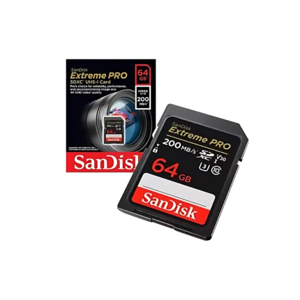 SANDISK 64 GB EXTREME PRO UHS-1 SDXC 200 MB/S MEMORY CARD (3Y WARRANTY)
