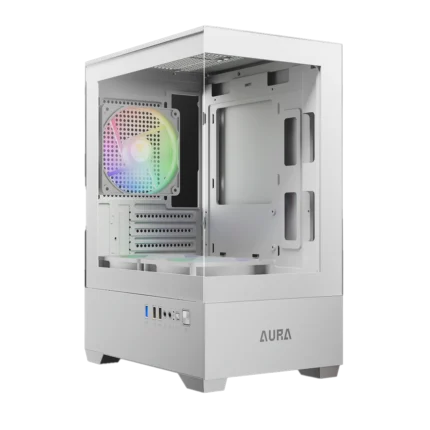 Gamdias Aura GC9M ARGB Micro-Tower White Case