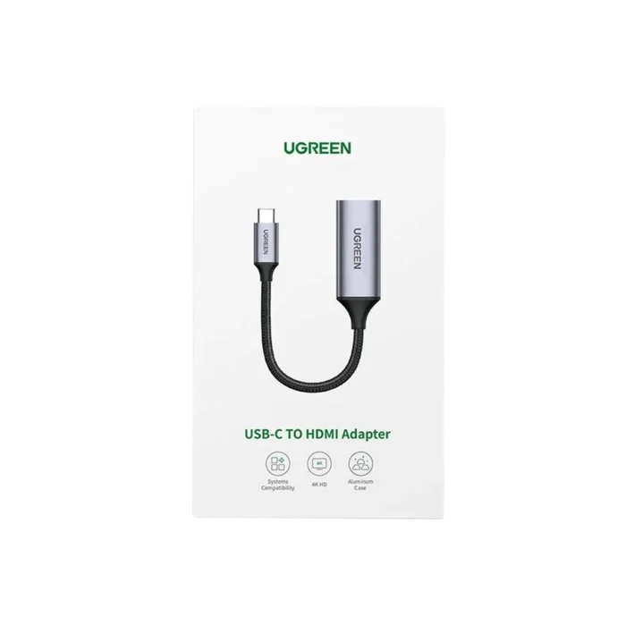 UGREEN Type-C to HDMI Aluminum Adapter – CM297 - 70444 (1Y WARRANTY) - Image 3