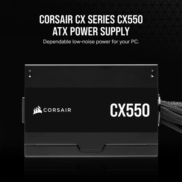 Corsair CX550 80 Plus Bronze Certified Power Supply (5Y WARRANTY) - Image 3
