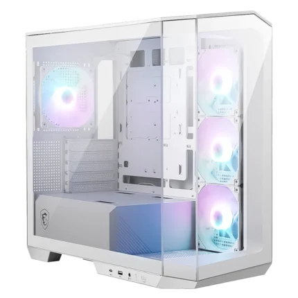 MSI MAG Pano M100R PZ Mid-Tower White Case (2Y Warranty)