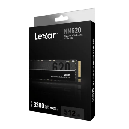 LEXAR NM620 NVMe PCIe Gen3 X4 2280 512GB M.2 NVME SSD (3Y WARRANTY)
