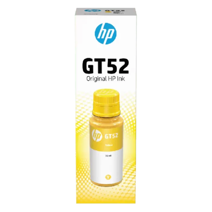 HP GT52 ORIGINAL INK BOTTLE (YELLOW) - Image 2