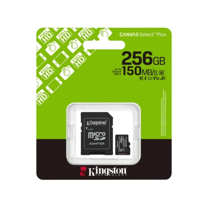 KINGSTON CANVAS SELECT PLUS 150MB/S 256 GB MICRO SD CARD (3Y WARRANTY)