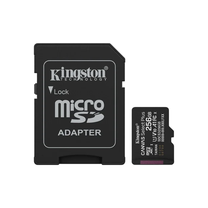 KINGSTON CANVAS SELECT PLUS 150MB/S 256 GB MICRO SD CARD (3Y WARRANTY) - Image 2