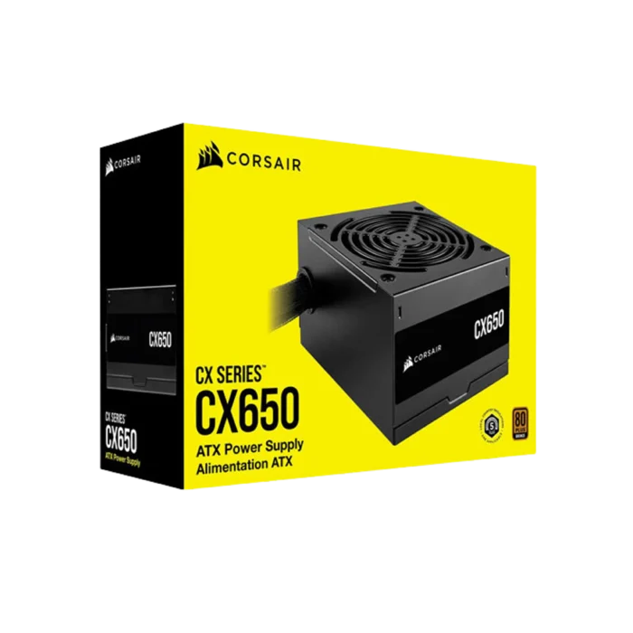 Corsair CX650 80 Plus Bronze Certified Power Supply (5Y WARRANTY) - Image 2