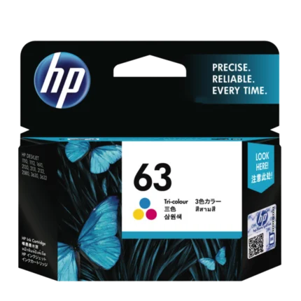 HP 63 INK ORIGINAL CARTRIDGE (COLOUR)