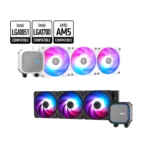 MSI MAG CORELIQUID ARGB A13 360mm CPU Liquid Cooler Black (3Y WARRANTY) - Image 2