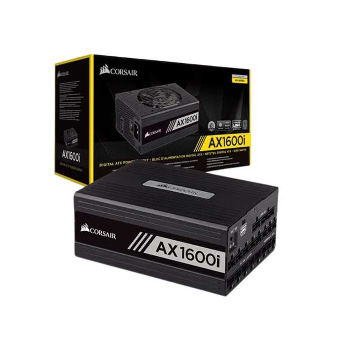 Corsair AX1600I 1600 WATT 80 Plus Titanium Certified Fully Modular Power Supply (3Y WARRANTY) - Image 2