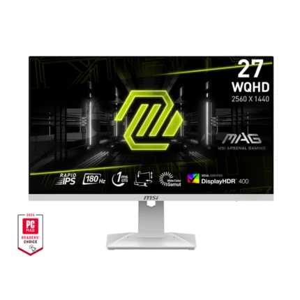 MSI MAG 274QRFW 27" Inch WQHD (2560 X 1440) 180HZ IPS AMD FREESYNC White Gaming Monitor (3Y WARRANTY)