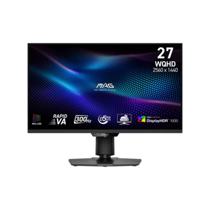 MSI MAG 274QPF X30MV 27'' inch WQHD (2560 x 1440) Rapid VA with Mini-LED 300Hz 0.5ms Adaptive-Sync Gaming Monitor(3Y WARRANTY)