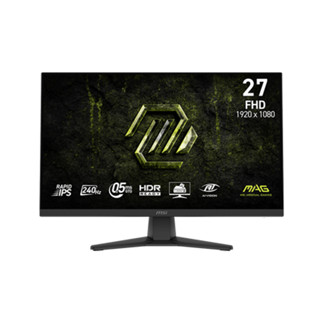 36 MSI MAG 272F X24 27" Inch FHD 240HZ 0.5MS Adaptive Sync Rapid IPS Gaming Monitor (3Y WARRANTY) - Image 1