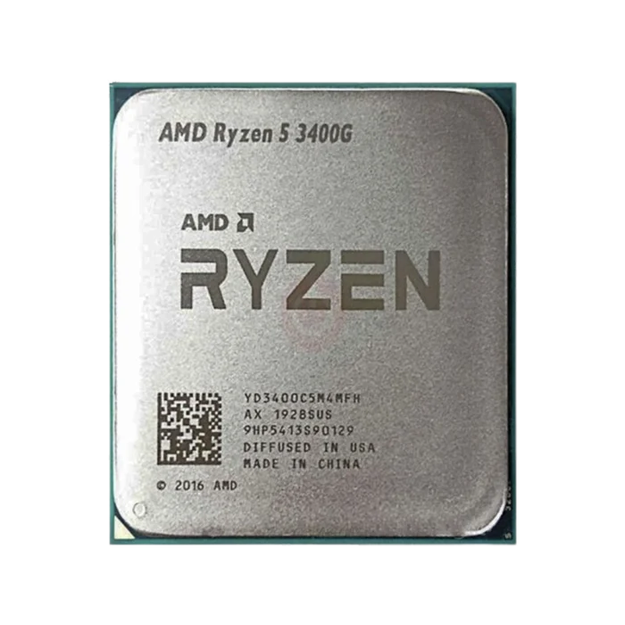 AMD Ryzen 5 3400G Processor (Cores 4, Threads 8, Max. Boost Clock Up To 4.2GHz ) -Without Box (3Y WARRANTY) - Image 2