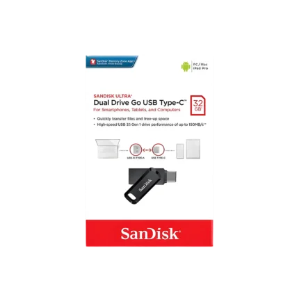 SANDISK 32GB DUAL DRIVE USB TYPE-C (1Y WARRANTY)