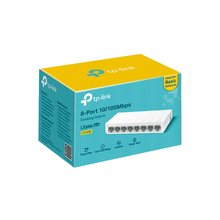 TP-LINK LS1008 8PORT 10/100MBPS DESKTOP SWITCH (1Y WARRANTY) - Image 2