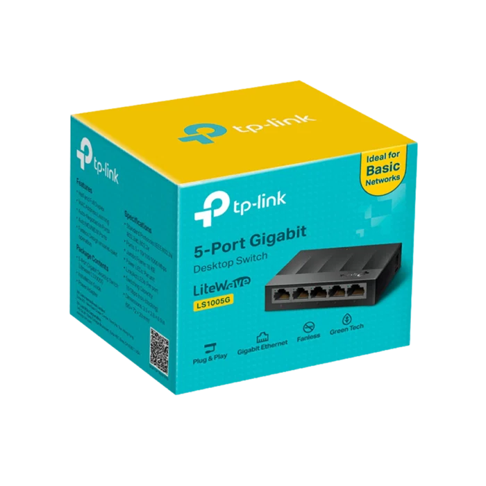TP-LINK LS1005 5-PORT  10/100MBPS DESKTOP SWITCH (1Y WARRANTY) - Image 2