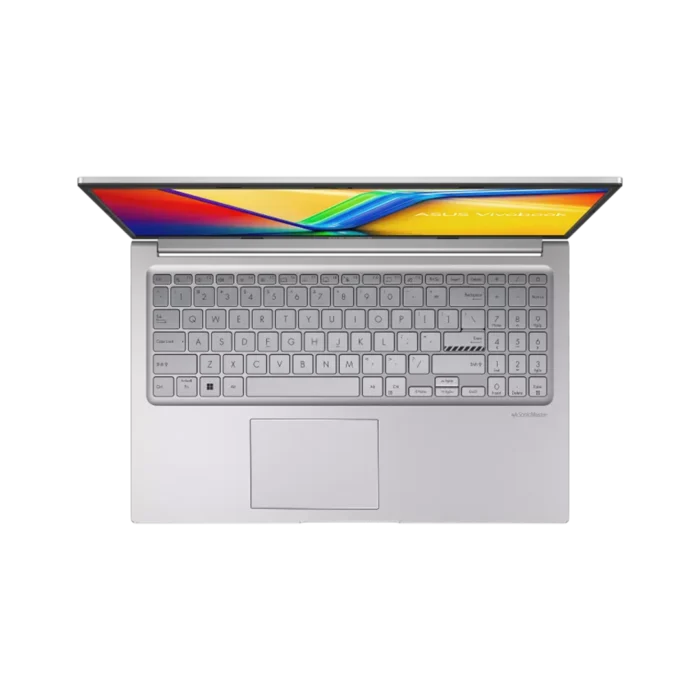 ASUS VIVOBOOK F1504V LAPTOP/INTEL CORE 5 14TH GEN 120U /DDR4 16GB RAM/512GB SSD/15.6 FHD DISPLAY/WIN 11 HOME/COOL SILVER (1YEAR HARDWARE+2YEARS SERVICE) - Image 2