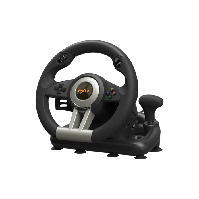 PXN V3 Pro Black Racing Steering Wheel - Image 2