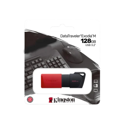 KINGSTON DATA TRAVELER EXODIA M 128GB USB 3.2 PEN DRIVE (3Y WARRANTY)