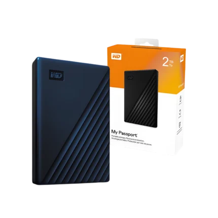 WD MY PASSPORT 2TB EXTERNAL HDD  (2Y WARRANTY)