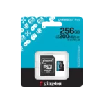 KINGSTON 256GB MICROSDXC CANVAS GO PLUS GEN4 200MB/S R A2 U3 V30 CARD (3Y WARRANTY)