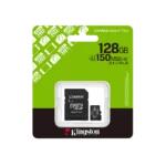 KINGSTON 128GB 150MBS CLASS 10 MICRO SD CARD (3Y WARRANTY)