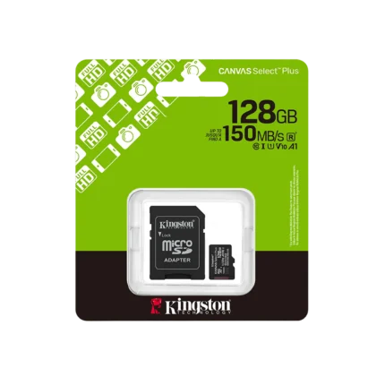 KINGSTON 128GB 150MBS CLASS 10 MICRO SD CARD (3Y WARRANTY)