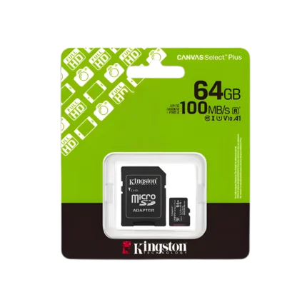 KINGSTON 64GB 100MB/S MICRO SD ADAPTER (3Y WARRANTY)