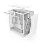 NZXT H7 FLOW WHITE ATX MID TOWER CASE - Image 2