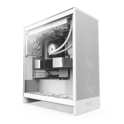 NZXT H7 FLOW WHITE ATX MID TOWER CASE