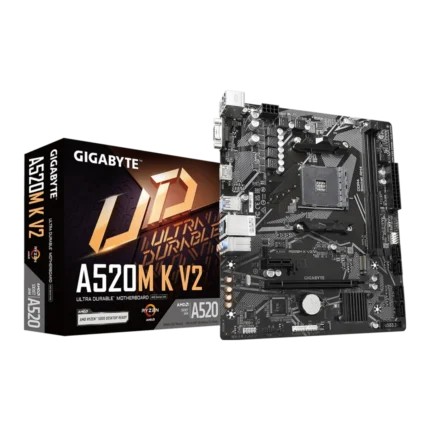 GIGABYTE A520M K V2 ULTRA DURABLE MOTHERBOARD (3Y WARRANTY)