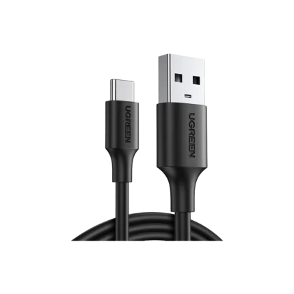 UGREEN US287 /60116 USB-A TO USB-C FAST CHARGING CABLE 3A MAX BLACK (1M) (6M WARRANTY)