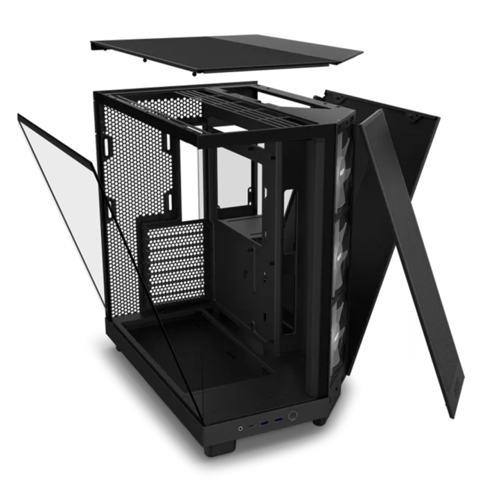 NZXT H6 FLOW RGB BLACK CASE - Image 2