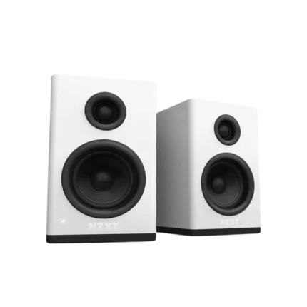 NZXT Relay 80 Watt Desktop Gaming Speaker White (2Y WARRANTY)