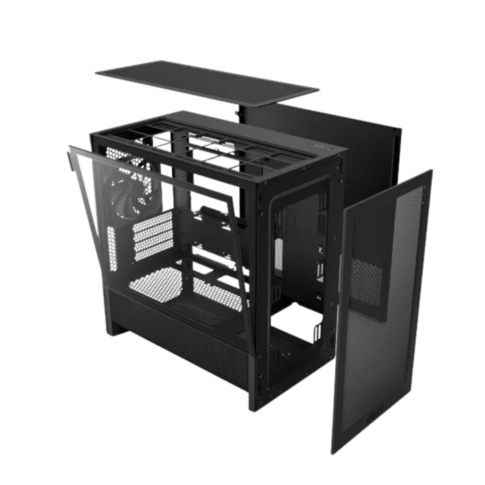 NZXT H3 FLOW BLACK MICRO ATX CASE - Image 2