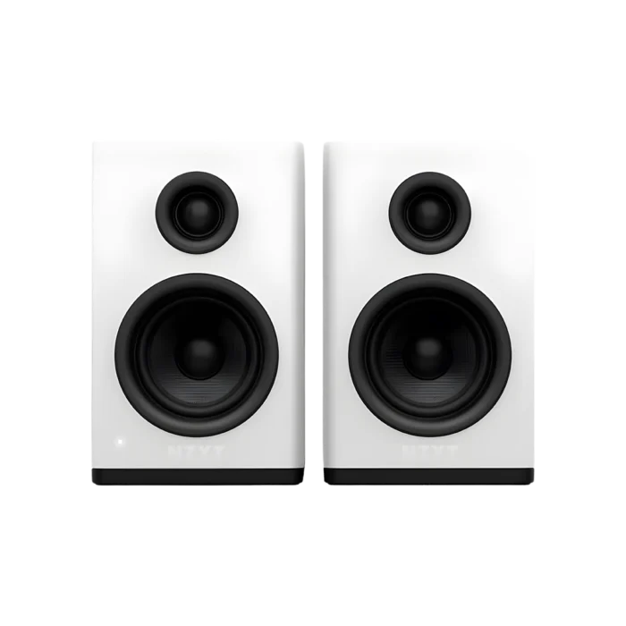 NZXT Relay 80 Watt Desktop Gaming Speaker White (2Y WARRANTY) - Image 2